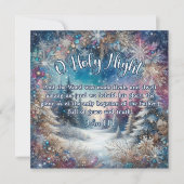 Heilige Nacht Johannes 1:14 Woodland Weihnachten C (Vorderseite)