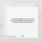 Heilige Nacht Johannes 1:14 Woodland Weihnachten C (Rückseite)