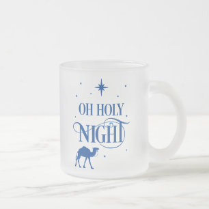 Heilige Nacht mit Camel-Tasse Mattglastasse