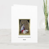 Heilige Nacht O Feiertagskarte (Rückseite)