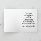 HEILIGE NACHT O FEIERTAGSKARTE (Innenseite)