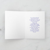 Heilige Nacht O Feiertagskarte (Innenseite)