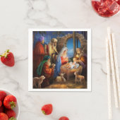 Heilige Nacht Serviette (Beispiel)