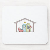 Heilige Nachtkrippe Mousepad (Vorne)