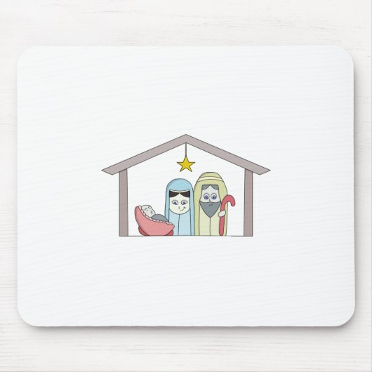 Heilige Nachtkrippe Mousepad (Vorne)