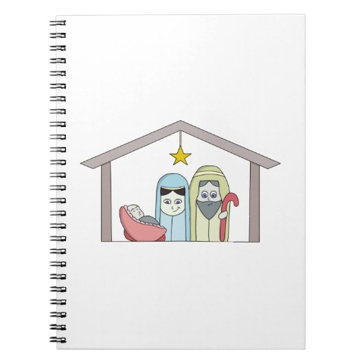 Heilige Nachtkrippe Notizblock (Vorderseite)