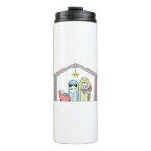 Heilige Nachtkrippe Thermosbecher (Vorderseite)