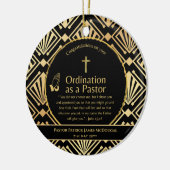 Heilige, neu ordinierte Pastor Bibel Verse Custom Keramik Ornament (Links)