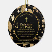 Heilige, neu ordinierte Pastor Bibel Verse Custom Keramik Ornament (Links)