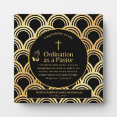 Heilige, neu ordinierte Pastor Personalisiertes Ge Fotoplatte (Vorderseite)