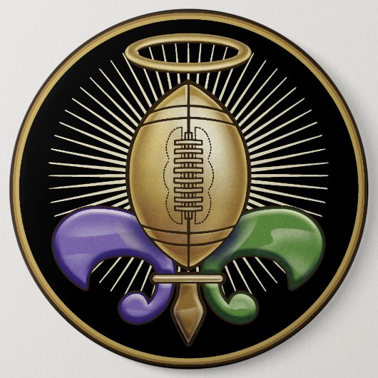 Heilige NOLA-Trophäe (P) Button (Vorderseite)