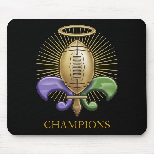 Heilige NOLA-Trophäe (P) Mousepad (Vorne)