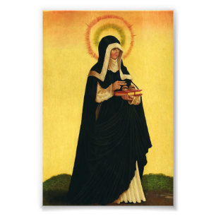 Heilige Odile von Elsass Abbess von Hohenburg Fotodruck