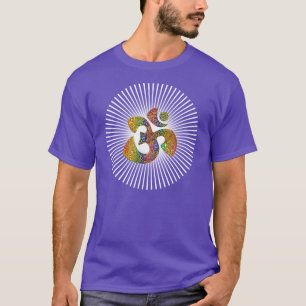 Heilige OM - goldene Ornamente T-Shirt