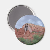 Heilige Orte - Kapelle des Heiligen Kreuzes Sedona Magnet (Vorderseite/Rückseite)