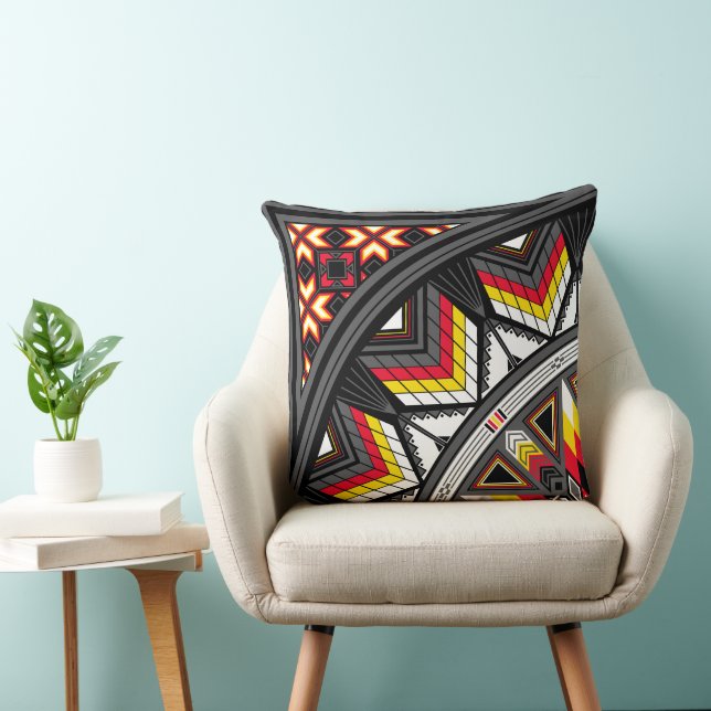 Heilige Orte (rot) Kissen (Stuhl )