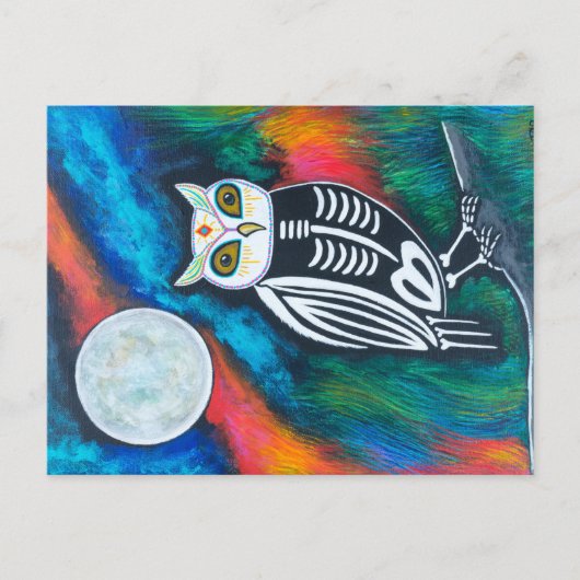 Heilige Owl Postkarte (Vorderseite)