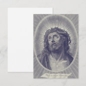 Heilige Passion Christi Heilige Karte (Vorne/Hinten)