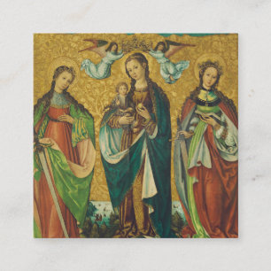 Heilige Perpetua und Felicitas Quadratische Visitenkarte