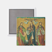 Heilige Perpetua und Felicity Magnet (Vorderseite/Rückseite)