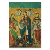 Heilige Perpetua und Felicity Tischnummer (Vorderseite)