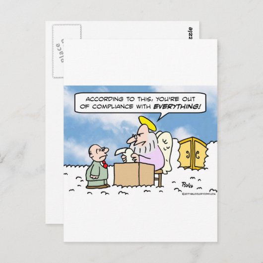 Heilige Peter Himmel aus der Erfüllung Postkarte (Vorne/Hinten)