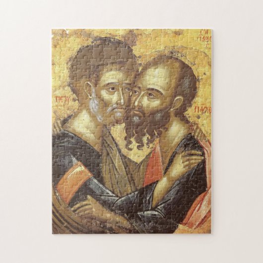 Heilige Peter und Paul Orthodox Christlich Icon Puzzle (Vertikal)