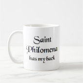 Heilige Philomena Kaffeetasse (Links)