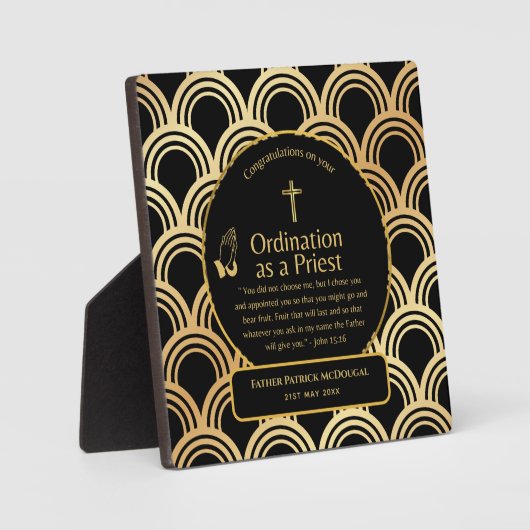 Heilige Priesterspende Pfarrkirche nach Maß Fotoplatte (Vorderseite)