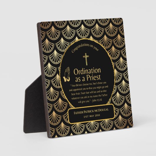 Heilige Priesterspende Pfarrkirche nach Maß Fotoplatte (Vorderseite)