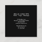 *~* heilige quadratische visitenkarte (Rückseite)