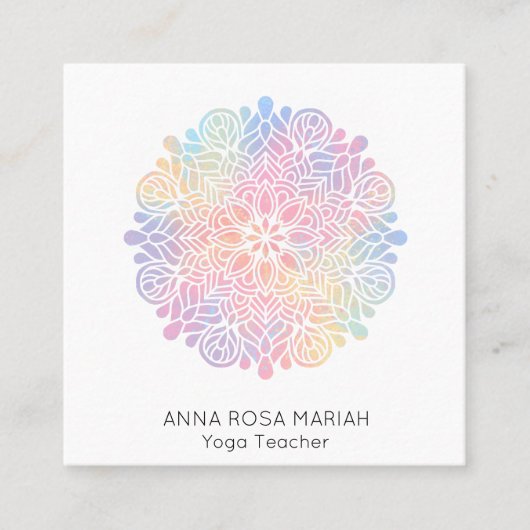 *~* heilige quadratische visitenkarte (Vorderseite)