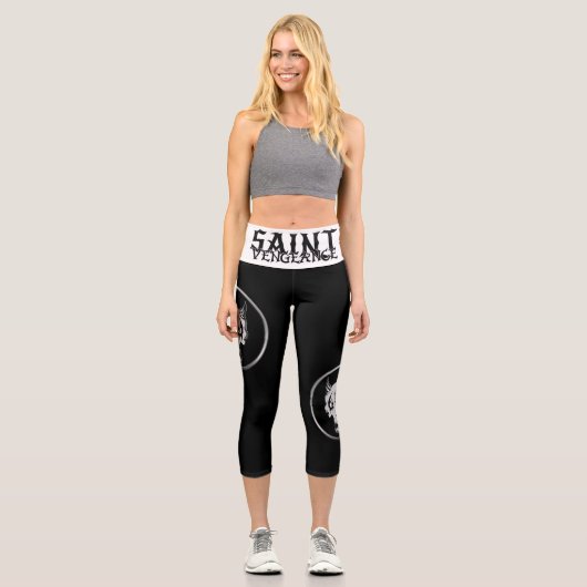 HEILIGE RACHE CAPRI LEGGINGS (Vorderseite)