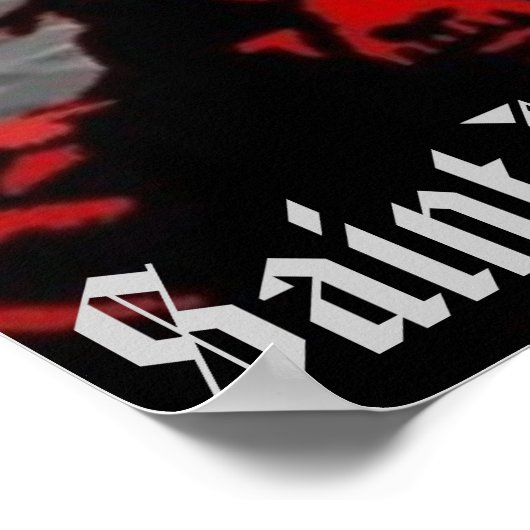 Heilige Racheplakat Poster (Ecke)