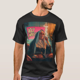 Heilige Raucher! Digitale Kunst T-Shirt