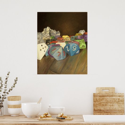 heilige Relikte des Spielers Poster (Küche)