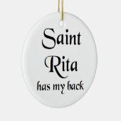 Heilige Rita Kaffeetasse Keramik Ornament (Rechts)