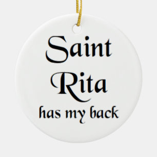 Heilige Rita Kaffeetasse Keramik Ornament