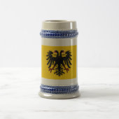 Heilige römisches Reich-Flagge Bierglas (Mittel)