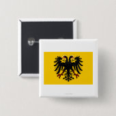 Heilige römisches Reich-Flagge Button (Vorne & Hinten)