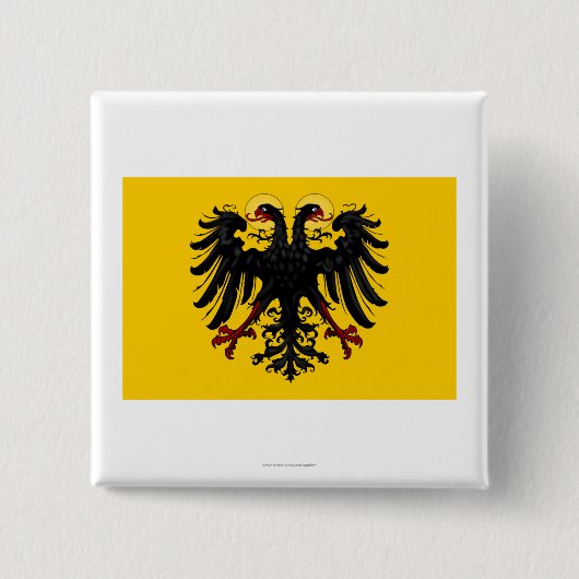 Heilige römisches Reich-Flagge Button (Vorderseite)