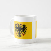 Heilige römisches Reich-Flagge Kaffeetasse (Vorderseite Links)