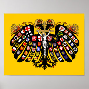 Heilige römisches Reich-Flagge Poster