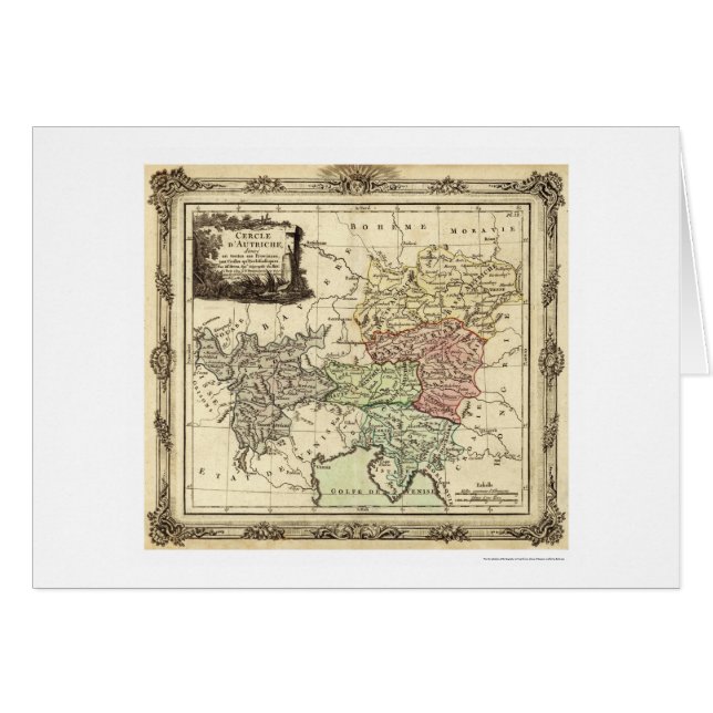 Heilige römisches Reich-Karte 1792 (Vorderseite (Horizontal))