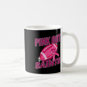 Heilige rosa Fußball bekämpfen Brustkrebs Kaffeetasse