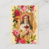 Heilige Rose Lima Telefonnummerkarte (Vorderseite)
