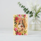 Heilige Rose Lima Telefonnummerkarte (Stehend Vorderseite)