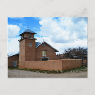 Heilige Rosenkirche, Truchas, New Mexico Postkarte