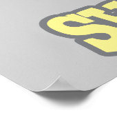 heilige Schafbälle lustig entzückende Garnschaf Poster (Ecke)