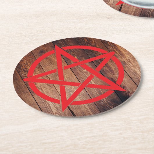 Heilige Schutzpagan Pentagram Untersetzer (Angewinkelt)
